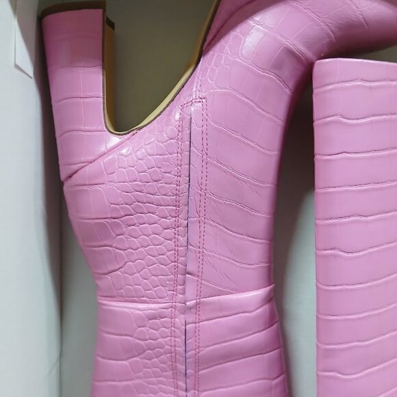 CIRCUS BY SAM EDELMAN Freda High Shaft Boot size 7.5 Stuninng PINK NEW - Picture 5 of 7